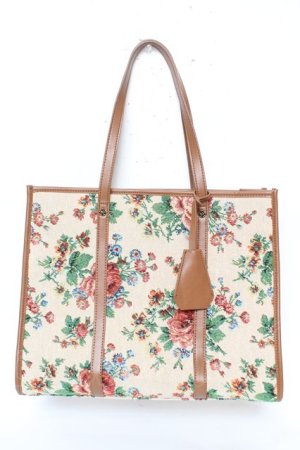 画像: axes femme / ジャガードトートバッグ  生成り Y-26-02-11-010-AX-BG-SZ-ZY