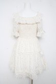 画像2: axes femme POETIQUE / ギャザーフリルワンピース  白 Y-26-02-11-067-AX-OP-SZ-ZY (2)