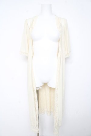 画像: axes femme / ロングジレ付きカーディガン M 生成り Y-26-02-11-069-AX-TO-SZ-ZY