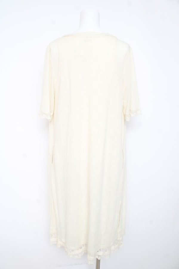 画像2: axes femme / ロングジレ付きカーディガン M 生成り Y-26-02-11-069-AX-TO-SZ-ZY (2)