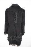 画像2: axes femme / バックレースアップコート  黒 Y-26-02-11-084-AX-CO-SZ-ZY (2)