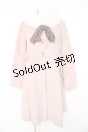 画像: axes femme / バックティアードコート  ピンク Y-26-02-11-086-AX-CO-SZ-ZY