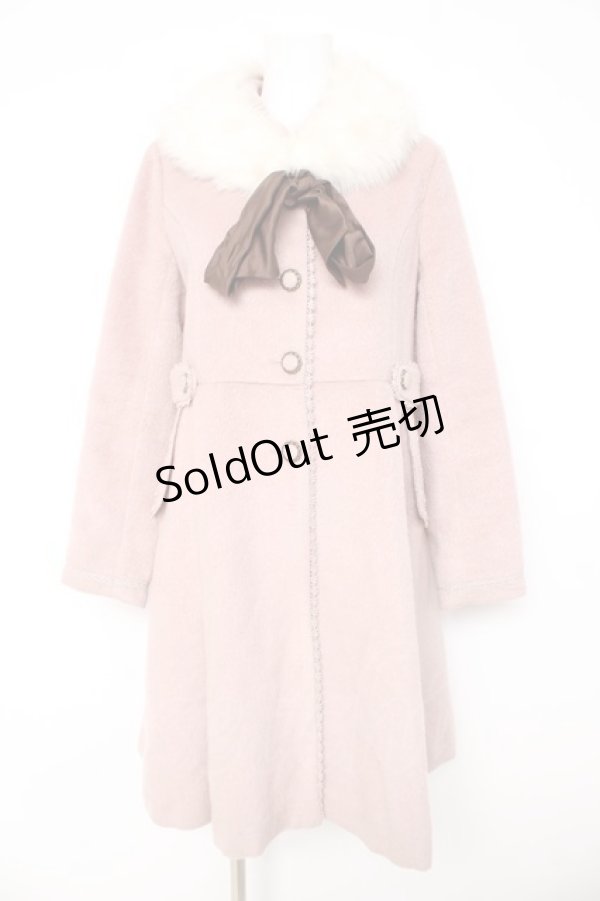 画像1: axes femme / バックティアードコート  ピンク Y-26-02-11-086-AX-CO-SZ-ZT0213G (1)