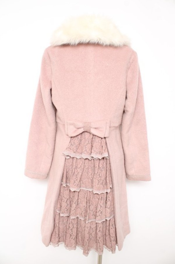 画像2: axes femme / バックティアードコート  ピンク Y-26-02-11-086-AX-CO-SZ-ZY (2)