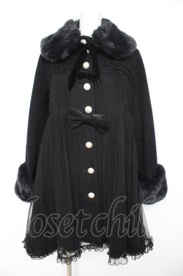 画像1: Angelic Pretty / Babydollコート  黒 Y-26-02-11-098-AP-CO-SZ-ZY (1)