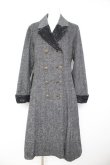 画像1: axes femme / ダブルブレストテーラーコート M 黒 Y-26-02-11-100-AX-CO-SZ-ZY (1)