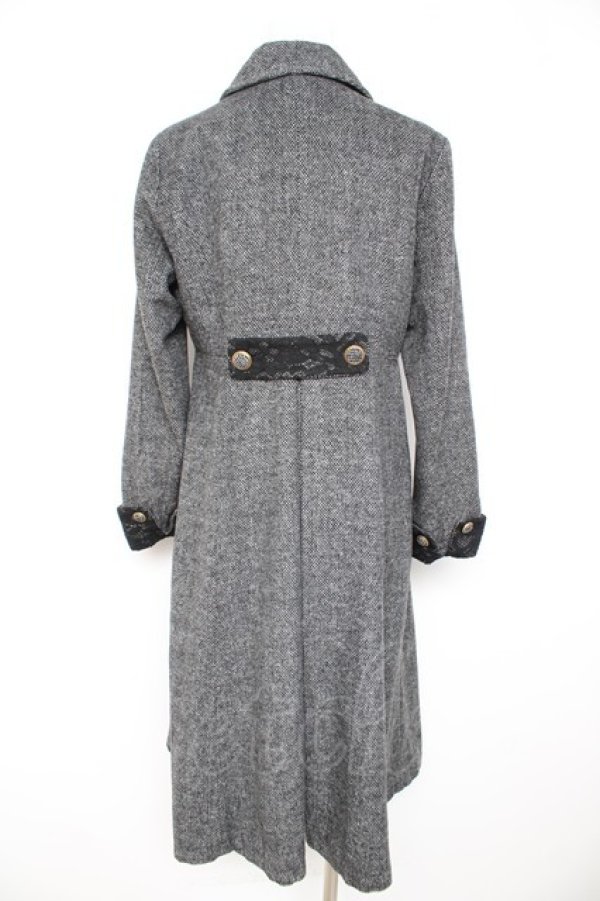 画像2: axes femme / ダブルブレストテーラーコート M 黒 Y-26-02-11-100-AX-CO-SZ-ZY (2)