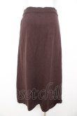 画像2: axes femme / ニットスカート  茶 Y-26-02-11-109-AX-SK-SZ-ZY (2)