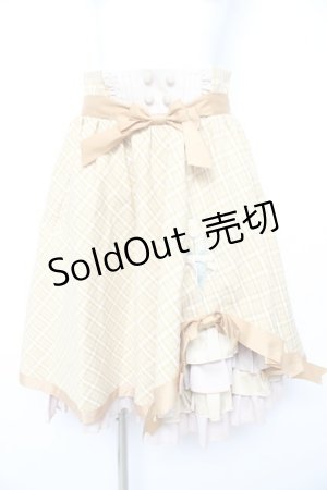 画像: Hoshibako Works / チューリップさん　チェックスカート M イエロー Y-26-02-11-111-LO-SK-SZ-ZY
