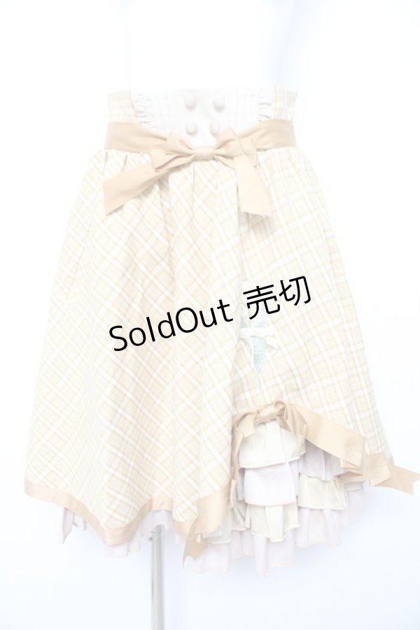 画像1: Hoshibako Works / チューリップさん　チェックスカート M イエロー Y-26-02-11-111-LO-SK-SZ-ZY (1)