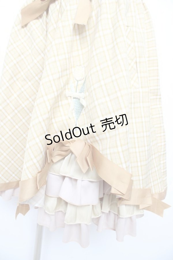 画像3: Hoshibako Works / チューリップさん　チェックスカート M イエロー Y-26-02-11-111-LO-SK-SZ-ZY (3)