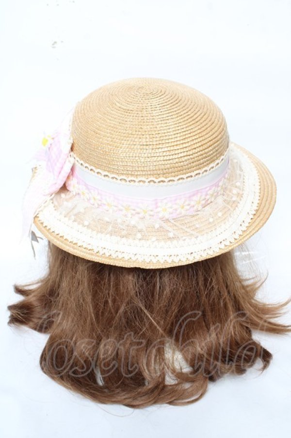 画像3: Angelic Pretty / マーガレットドールストローハット  ピンク Y-26-02-11-016-AP-AC-AS-ZY (3)
