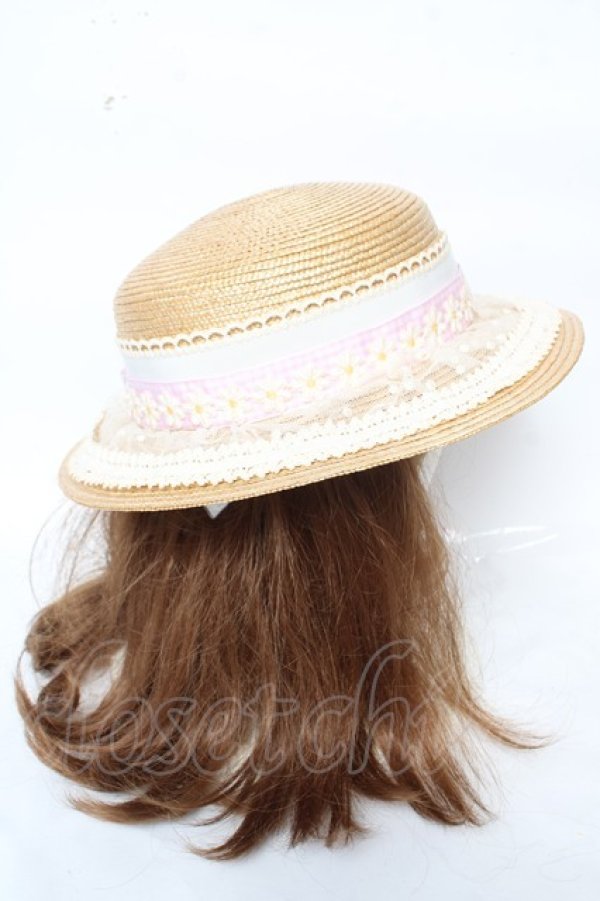 画像4: Angelic Pretty / マーガレットドールストローハット  ピンク Y-26-02-11-016-AP-AC-AS-ZY (4)