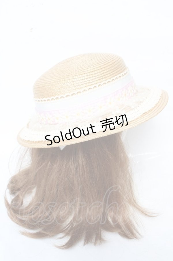 画像4: Angelic Pretty / マーガレットドールストローハット  ピンク Y-26-02-11-016-AP-AC-AS-ZY (4)