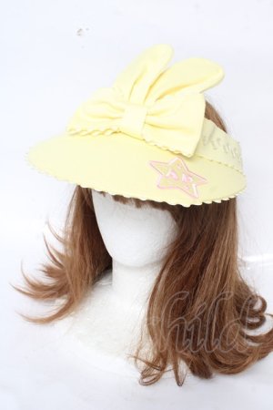 画像: Angelic Pretty / Jelly Candy Toysサンバイザー  イエロー Y-26-02-11-019-AP-AC-AS-ZY