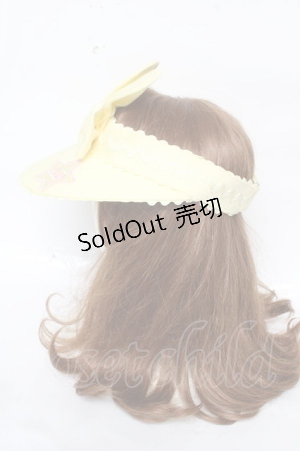 画像2: Angelic Pretty / Jelly Candy Toysサンバイザー  イエロー Y-26-02-11-019-AP-AC-AS-ZY (2)