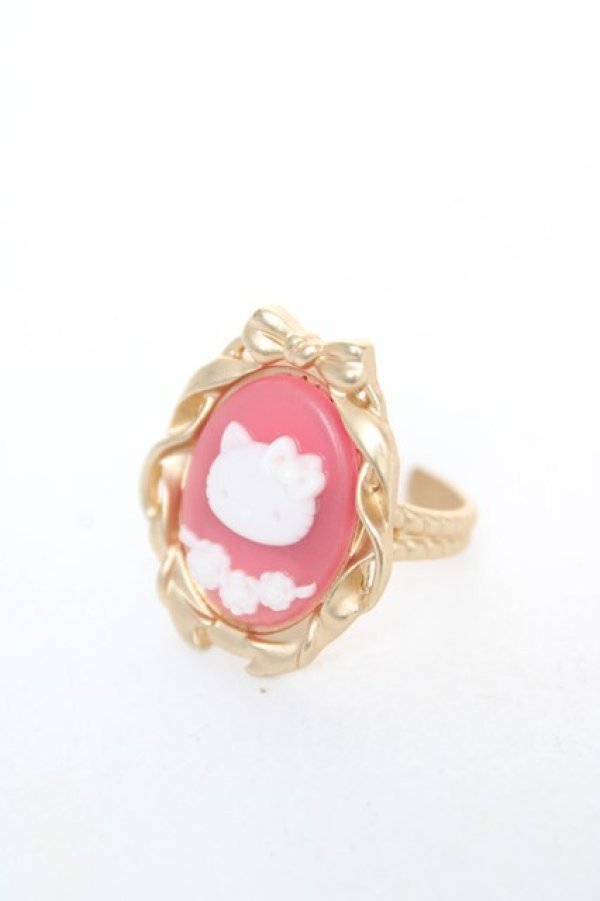 画像1: Maison de FLEUR / サンリオキャラクターズ カメオリング  ハローキティ Y-26-02-13-001-LO-AC-SZ-ZY (1)