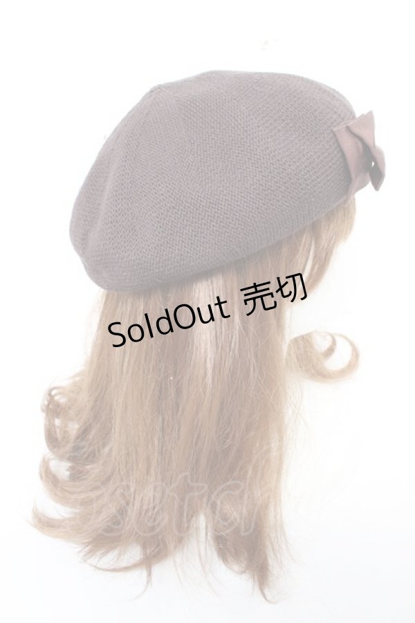 画像4: m petit by misako / AMリボンサーモベレー  中茶 Y-26-02-13-054-LO-AC-SZ-ZY (4)