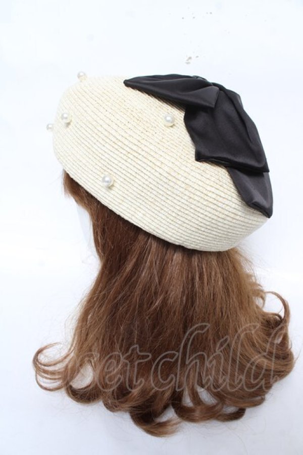 画像3: axes femme kawaii / リボンサマーベレー  黒 Y-26-02-13-055-AX-AC-SZ-ZY (3)