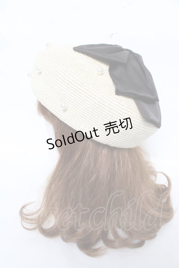 画像3: axes femme kawaii / リボンサマーベレー  黒 Y-26-02-13-055-AX-AC-SZ-ZY (3)