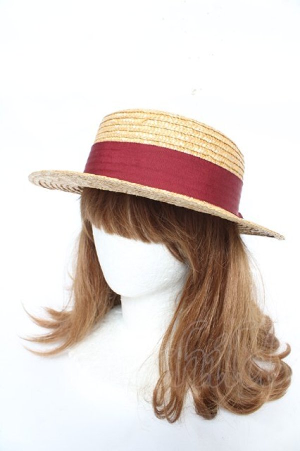 画像2: Amavel / ハートチャーム付リボンカンカン  ワイン Y-26-02-13-056-CA-AC-SZ-ZY (2)