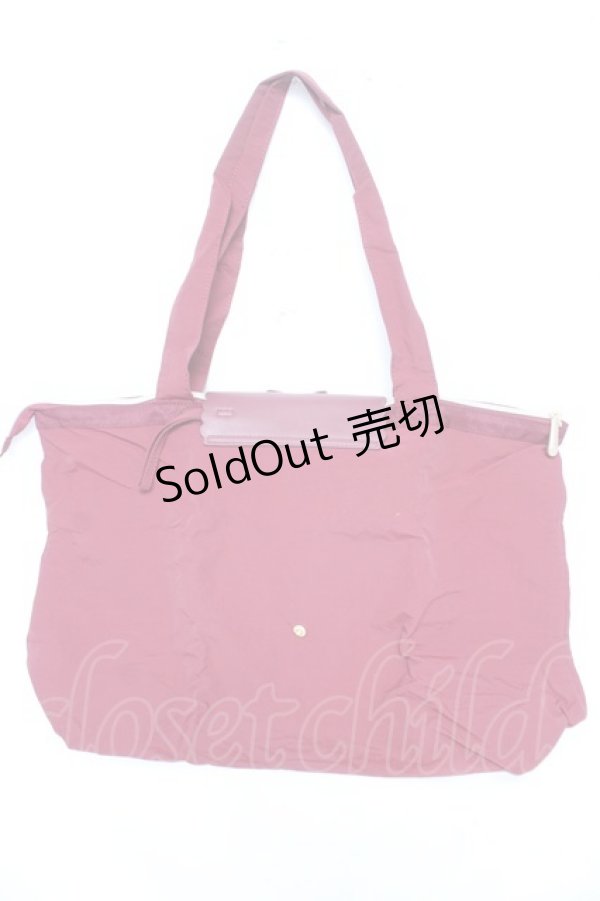 画像3: m petit by misako / NINA’Sコラボエコバッグ  濃赤 Y-26-02-13-057-LO-BG-SZ-ZY (3)