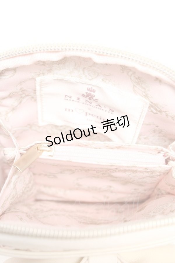 画像5: m petit by misako / AMリボンショルダーバッグ  中白 Y-26-02-13-059-LO-BG-SZ-ZY (5)