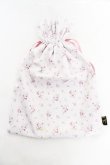 画像1: Maison de FLEUR / フラワープリント巾着 F ピンク Y-26-02-13-060-LO-ZA-SZ-ZY (1)