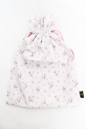 画像: Maison de FLEUR / フラワープリント巾着 F ピンク Y-26-02-13-060-LO-ZA-SZ-ZY