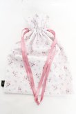 画像2: Maison de FLEUR / フラワープリント巾着 F ピンク Y-26-02-13-060-LO-ZA-SZ-ZY (2)