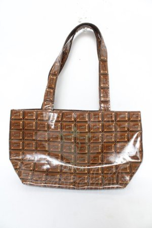 画像: Q-pot. / チョコレートランチトートバッグ  ブラウン Y-26-02-13-062-QP-BG-SZ-ZY