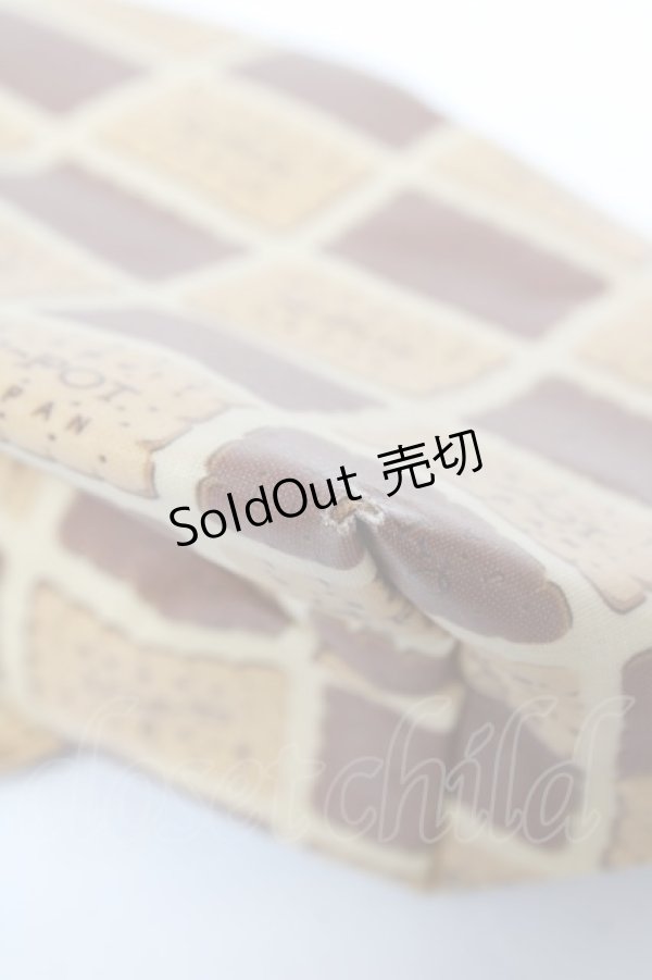 画像5: Q-pot. / ビスケット ランチトートバッグ  ベージュ Y-26-02-13-063-QP-BG-SZ-ZY (5)