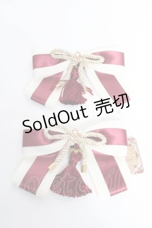 画像: Amavel / 大正浪漫の夢紀行 和風靴リボンクリップ F アイボリー Y-26-02-13-009-CA-ZA-SZ-ZY