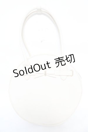 画像: ｍ petit by misako / AMサークルリボントートバッグ  中白 Y-26-02-13-075-LO-BG-SZ-ZY