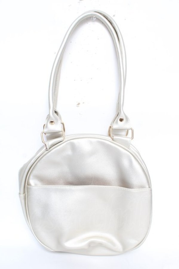 画像2: axes femme kawaii / ツインリボンラウンドハンドバッグ  ゴールド Y-26-02-13-076-AX-BG-SZ-ZY (2)