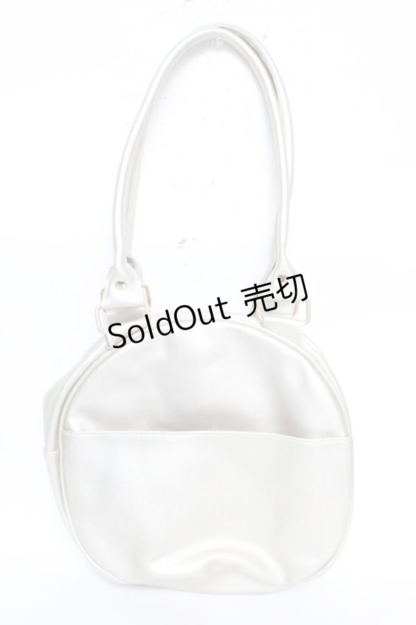 画像2: axes femme kawaii / ツインリボンラウンドハンドバッグ  ゴールド Y-26-02-13-076-AX-BG-SZ-ZY (2)