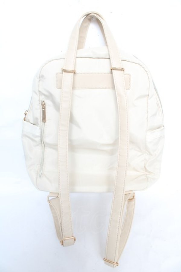 画像2: m petit by misako / AM2WAYリュック  中白 Y-26-02-13-079-LO-BG-SZ-ZY (2)