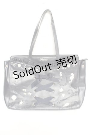 画像: axes femme POETIQUE / アクアリウム刺繍トートバッグ  紺 Y-26-02-13-081-AX-BG-SZ-ZY