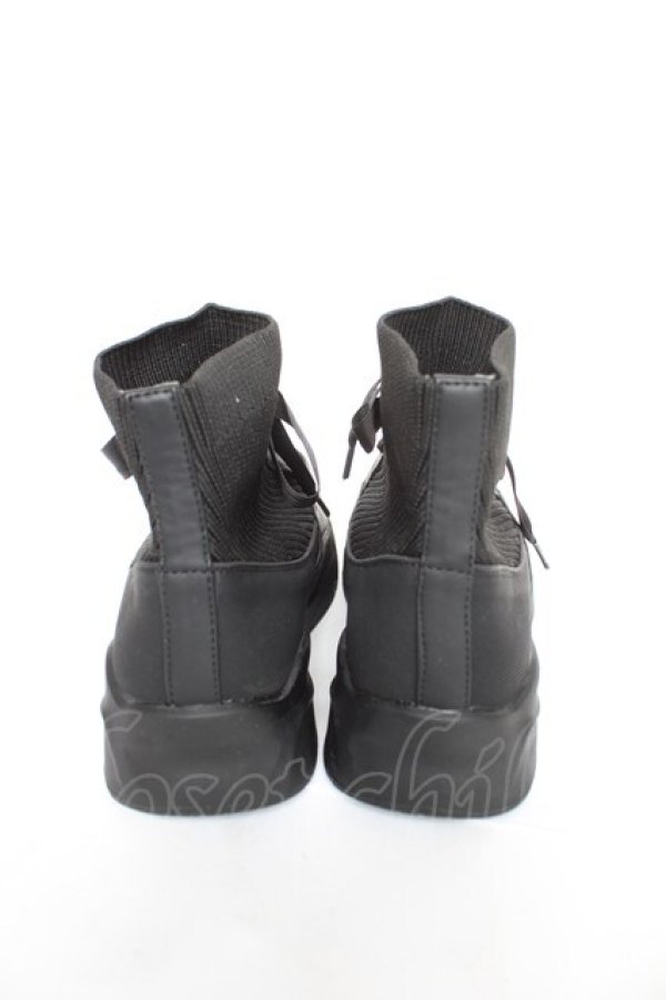 画像3: axes femme / ニットスニーカーブーツ L 黒 Y-26-02-13-083-AX-SH-SZ-ZY (3)
