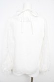 画像2: Lovely Tency / alsチョーカーレースブラウス L 白 Y-26-02-13-105-LO-BL-SZ-ZY (2)