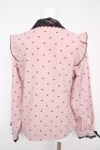 画像2: DearMyLove / レース重ねハートドットフリルブラウス L ピンク Y-26-02-13-108-EL-BL-SZ-ZY (2)