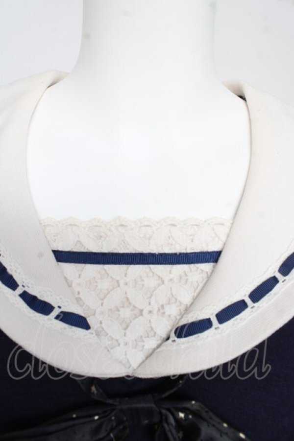 画像3: Secret Honey / 裏起毛セーラーワンピース 2 ネイビー Y-26-02-13-119-CA-OP-SZ-ZY (3)