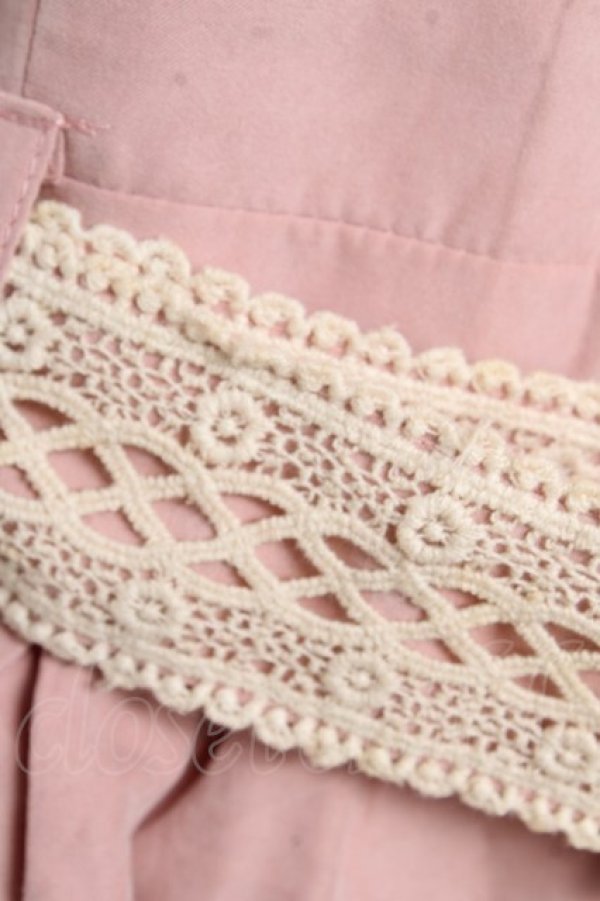 画像4: Ank Rouge / レースベルトスプリングコート M ピンク Y-26-02-13-130-CA-CO-SZ-ZY (4)