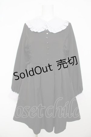 画像: DearMyLove / サイドレースアップリボンワンピース L 黒 Y-26-02-13-132-EL-OP-SZ-ZY