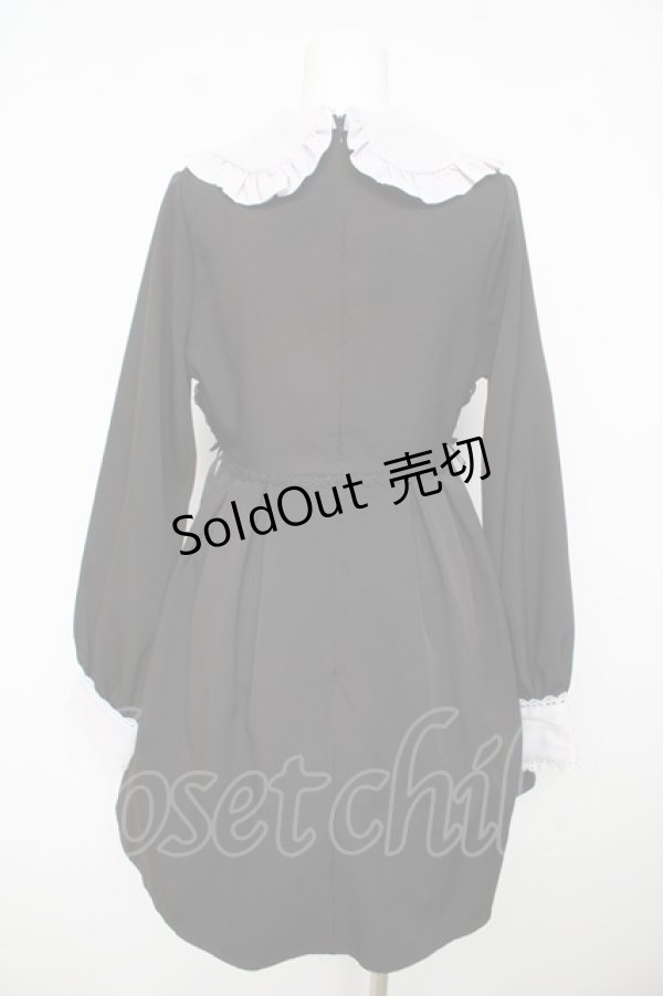 画像2: DearMyLove / サイドレースアップリボンワンピース L 黒 Y-26-02-13-132-EL-OP-SZ-ZY (2)