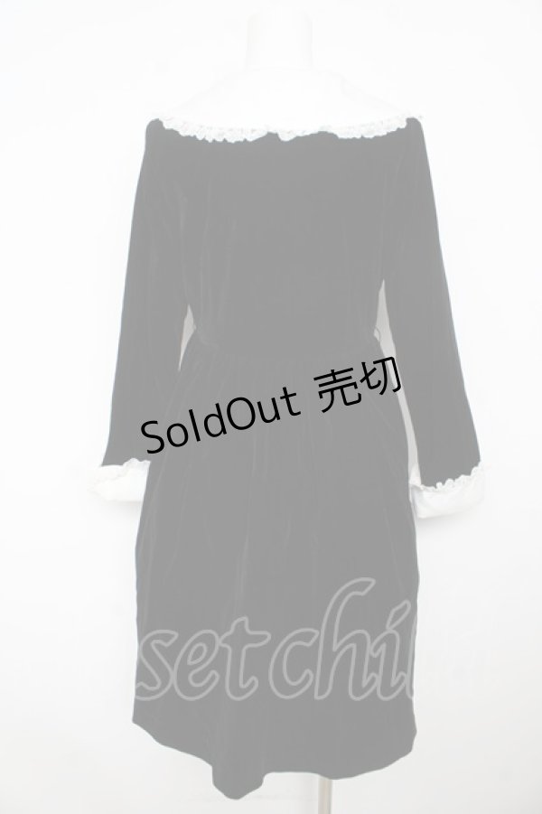 画像2: To Alice / 別珍ワンピース M 黒 Y-26-02-13-133-LO-OP-SZ-ZY (2)