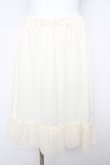 画像1: axes femme / 裾レースペチコート M 生成り Y-26-02-13-139-AX-SK-SZ-ZY (1)