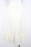画像2: axes femme / 裾レースペチコート M 生成り Y-26-02-13-139-AX-SK-SZ-ZY (2)