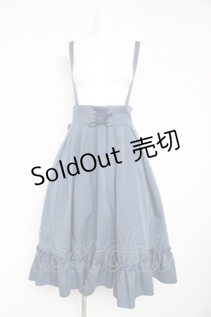 画像: Amavel / Classical Doll サスペンダーミドルスカート F ブルー Y-26-02-13-144-CA-SK-SZ-ZI