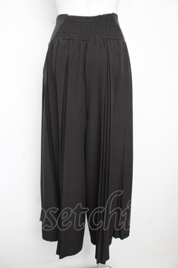 画像2: Rozen Kavalier / プリーツ袴ワイドパンツ  黒 Y-26-02-13-148-OO-PA-SZ-ZY (2)